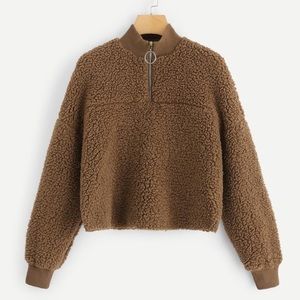 SHEIN teddy pullover